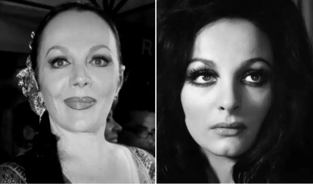 Sasha Montenegro debutó en la película 'Un sueño de amor' de 1971. Foto: composición LR/Listín Diario