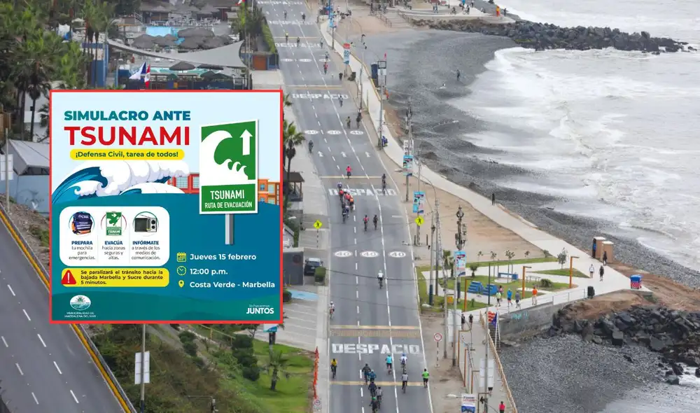 La Municipalidad de Magdalena es una de las primeras en realizar simulacros ante tsunamis. Foto: composición LR La Municipalidad de Magdalena es una de las primeras en realizar simulacros ante tsunamis. Foto: composición LR