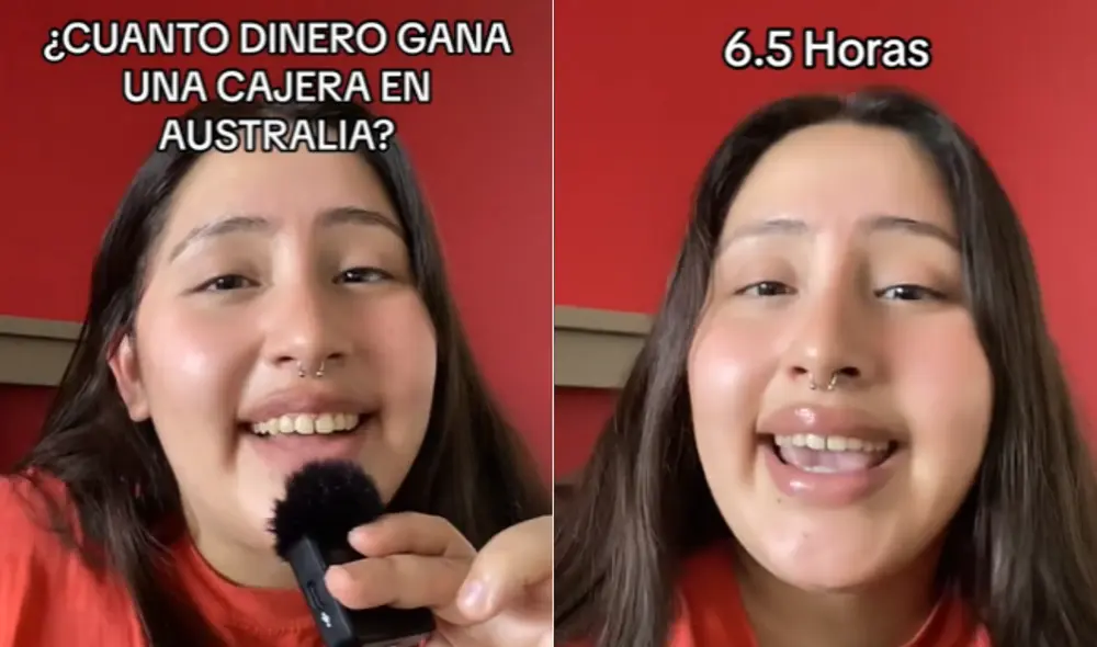 La tiktoker Alejandra trabaja como cajera de helados y considera que es muy sencillo. Foto: composición LR/TikTok/@alejandrakba La tiktoker Alejandra trabaja como cajera de helados y considera que es muy sencillo. Foto: composición LR/TikTok/@alejandrakba