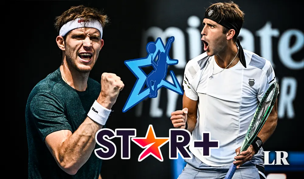 La plataforma de streaming de Star Plus te permitirá ver el partido de Nicolás Jarry vs. Tomás Etcheverry EN VIVO desde el Buenos Aires Lawn Tennis Club, la casa del Argentina Open 2024. Foto: composición LR/AFP