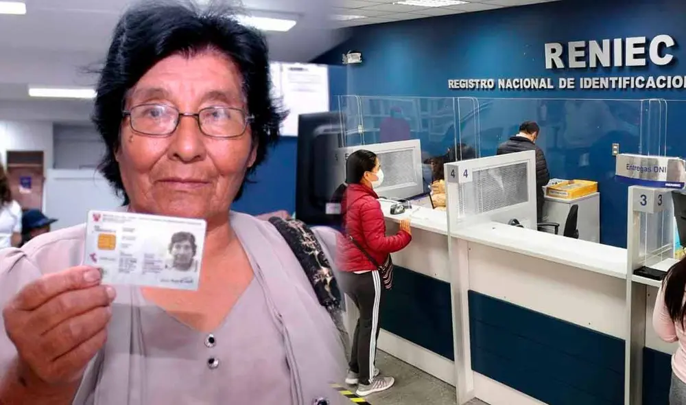 Los ciudadanos podrán obtener el DNI electrónico de manera gratuita a partir del primer trimestre de 2024, informó el Reniec. Foto: composición LR/Andina