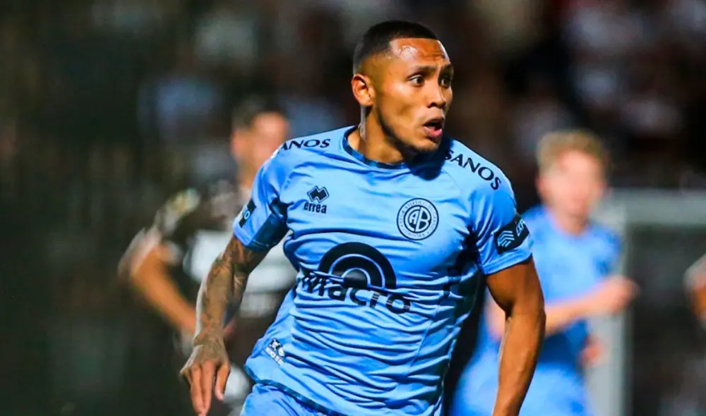 Bryan Reyna afronta su primera experiencia en el fútbol argentino. Foto: Belgrano