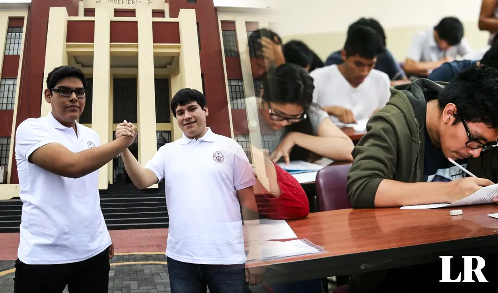 Más de 5.000 ciudadanos rindieron el examen de admisión de la UNI para alcanzar una de las vacantes en las carreras de sus preferencias. Foto: composición LR de Fabrizio Oviedo/Andina