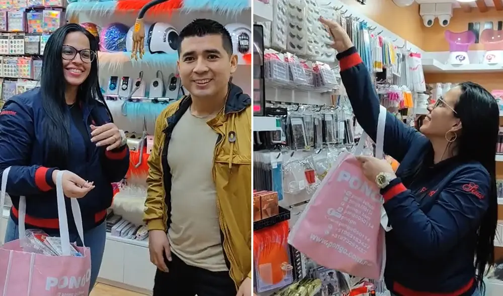 "Yo me voy directo a los acrílicos", indicaron usuarios en clip viral. Foto: composición LR/ Pongo Oficial/TikTok - Video: Pongo Oficial/TikTok