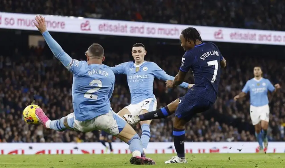 Manchester City vs. Chelsea se enfrentaron en el estadio Ciudad de Mánchester. Foto: Premier League Manchester City vs. Chelsea se enfrentaron en el estadio Ciudad de Mánchester. Foto: Premier League