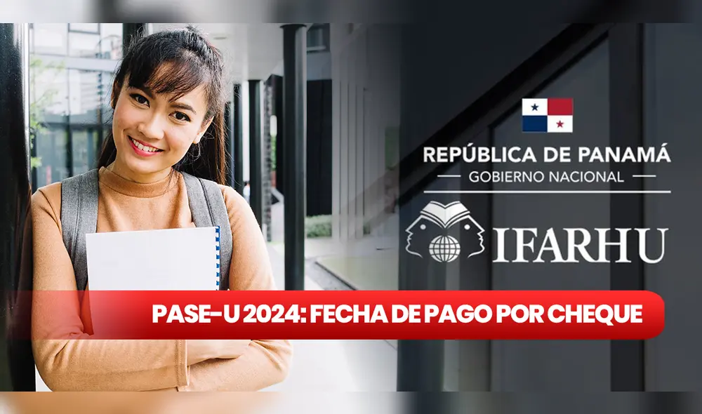 Ifarhu pagará la beca PASE-U a través de cheque a los estudiantes que hayan cumplido con los requisitos establecidos por el programa, demostrando así el compromiso con su desarrollo educativo y personal. Foto: composición LR/Ifarhu/Freepik.