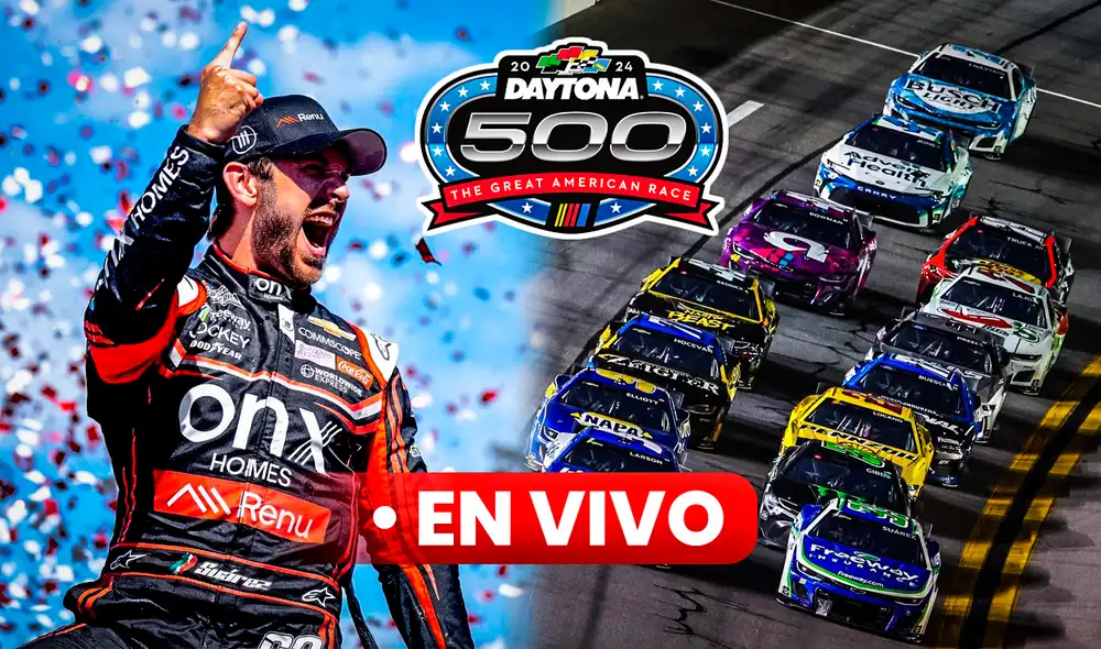 La carrera de Daytona 500 por la NASCAR Cup Series 2024 se corrió en el Daytona International Speedway de Florida. Foto: composición LR/Daniel Suárez