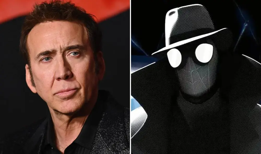 La interpretación de Nicolas Cage como Spider-Man Noir en ‘Spider-Man: un nuevo universo' sería clave en su elección para la serie live action del personaje. Foto: composición LR/AFP/Sony La interpretación de Nicolas Cage como Spider-Man Noir en ‘Spider-Man: un nuevo universo' sería clave en su elección para la serie live action del personaje. Foto: composición LR/AFP/Sony