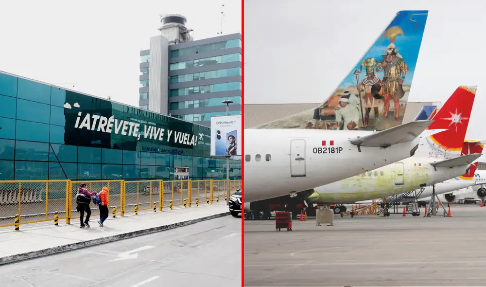 Indecopi señala que la demora del vuelo influye en lo que puedes exigirle a la aerolínea. Foto: composiciónLR/Andina