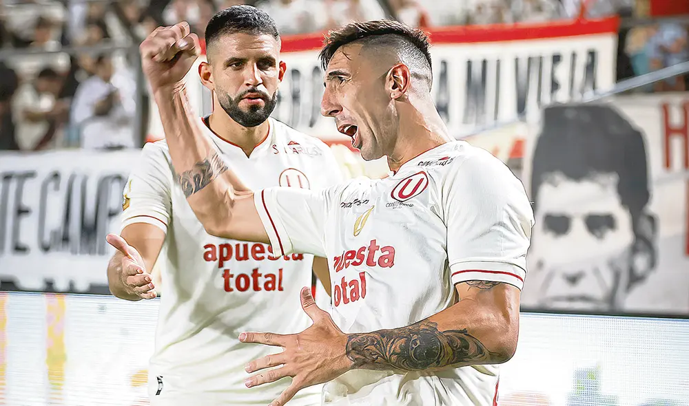 De vuelta. Diego Dorregaray no anotaba con Universitario desde la primera fecha del Apertura, frente a Carlos Mannucci. Foto: difusión