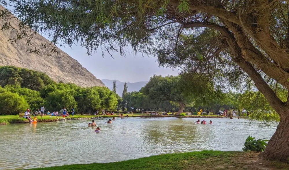 La laguna de Trapiche está formada con aguas del río Chillón. Foto: EnRutaConmigo/Facebook