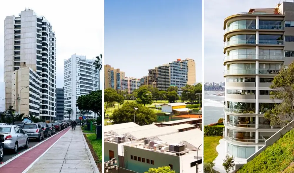 Los distritos que se ubican cerca del océano son los más caros para alquilar un departamento en Lima. Foto: composición LR/Booking/Vista Inmoboliaria
