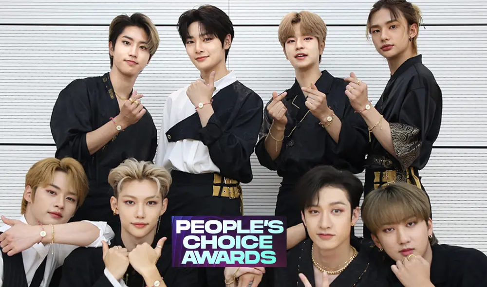 Stray Kids brilló en los People's Choice Awards 2024 y fue el único grupo, junto con Jungkook de BTS, en llevarse un galardón. Foto: JYP Entertainment