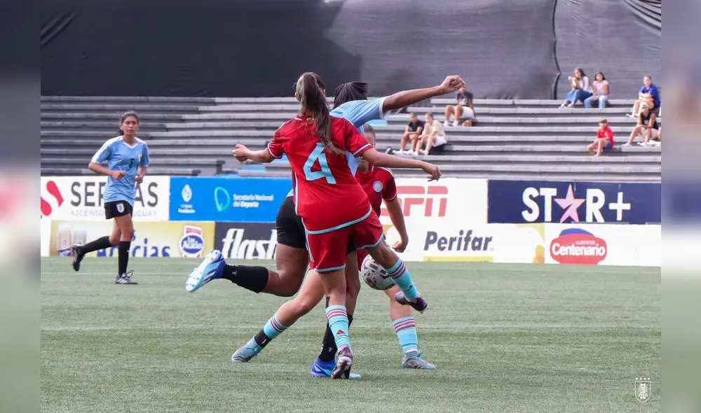 Uruguay y Colombia femenino sub-17 se han enfrentado dos veces en este mes. Foto: X/AUF Uruguay y Colombia femenino sub-17 se han enfrentado dos veces en este mes. Foto: X/AUF