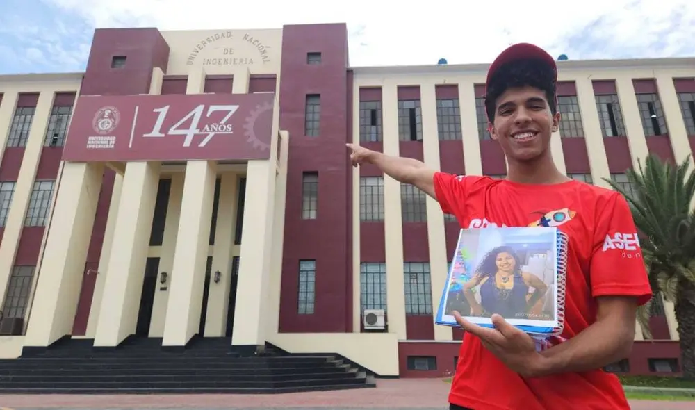 Donis Benítez obtuvo la vacante para la carrera de Ingeniería de Telecomunicaciones. Foto: Rosa Quincho/La República