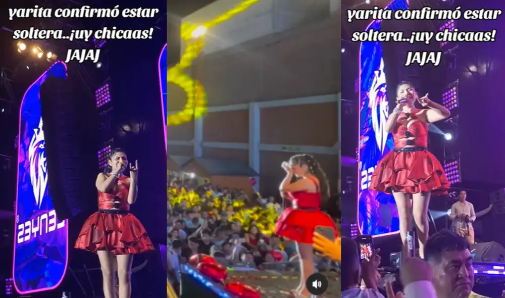 Yarita Lizeth dio un espectacular concierto y llamó la atención con una revelación. Foto: composición LR/Instagram/Tiktok - Video: TikTok