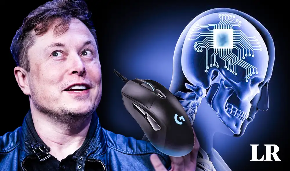 Musk destacó que el paciente es capaz de mover un mouse por la pantalla con solo pensarlo. Foto: composición de Fabrizio Oviedo/LR/AFP. Video: DW Español.