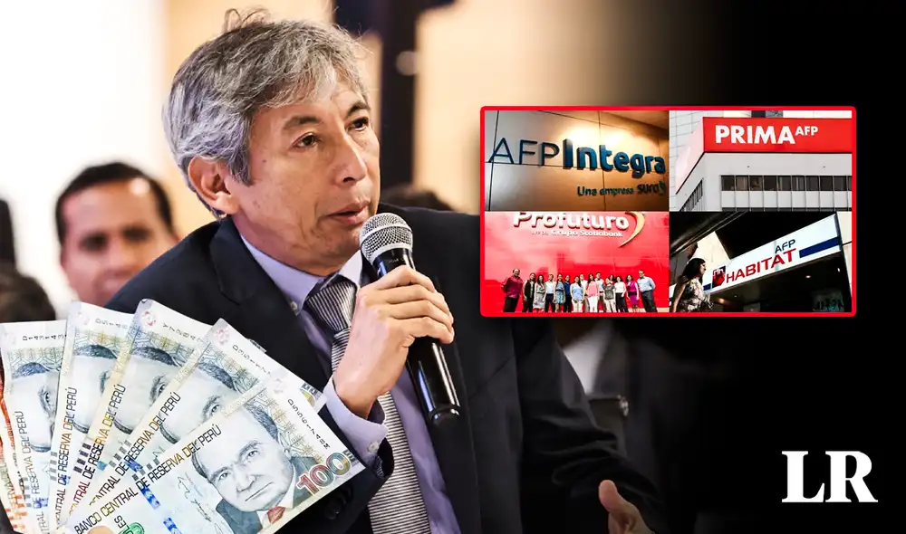 El titular del MEF, José Arista, manifestó su posición contraria a autorizar un nuevo retiro de los fondos de las AFP como lo propone el Congreso. Foto: composición de Fabrizio Oviedo/LR/Andina El titular del MEF, José Arista, manifestó su posición contraria a autorizar un nuevo retiro de los fondos de las AFP como lo propone el Congreso. Foto: composición de Fabrizio Oviedo/LR/Andina