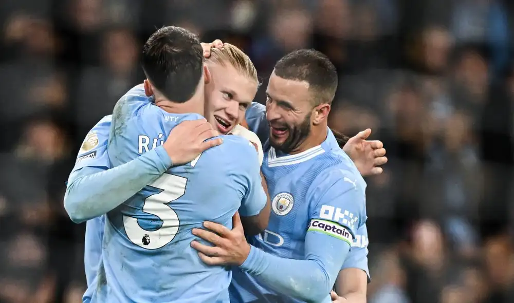 Manchester City sacó una importante victoria como local frente a Brentford por Premier League. Foto: AFP Manchester City sacó una importante victoria como local frente a Brentford por Premier League. Foto: AFP