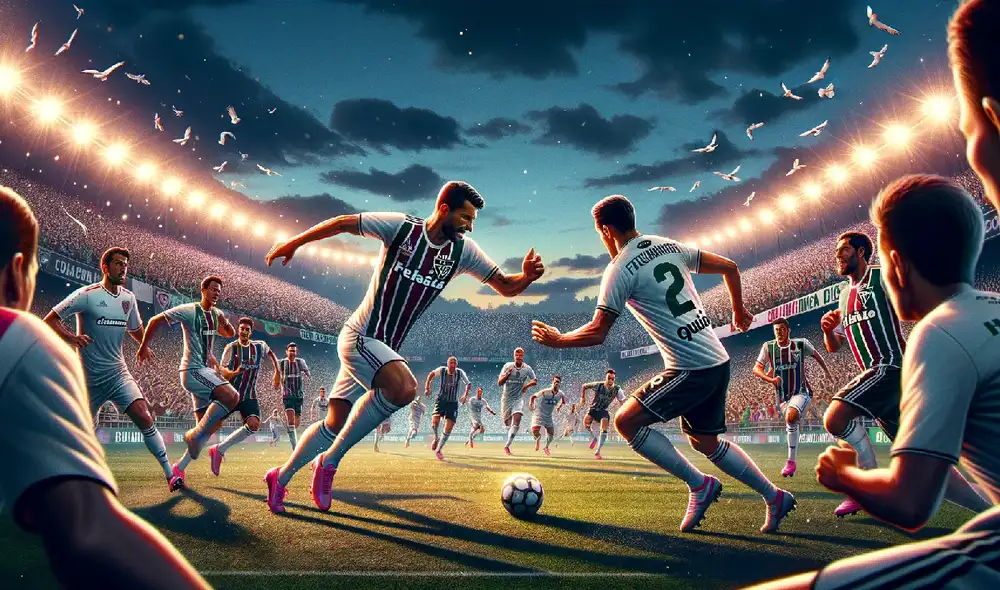 LDU Quito vs. Fluminense jugarán el partido de ida en Ecuador. Foto: composición IA