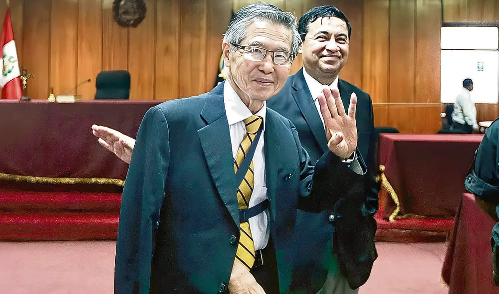 Contradicciones. Alberto Fujimori dijo hace unos días que se encontraba alejado de la política, pero el lunes le ofreció declaraciones a un canal de televisión para tocar asuntos de actualidad.  Foto: difusión