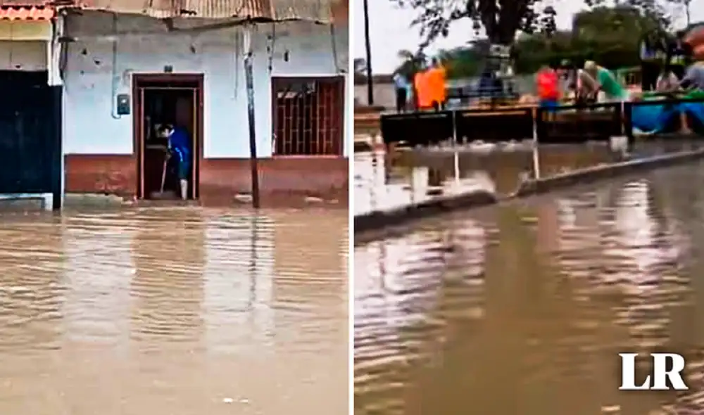 Ciudadanos hacen denodados esfuerzos para evacuar las aguas de lluvias al río Tumbes. Foto: composición de Gerson Cardoso/LR/Tumbes Habla Ciudadanos hacen denodados esfuerzos para evacuar las aguas de lluvias al río Tumbes. Foto: composición de Gerson Cardoso/LR/Tumbes Habla