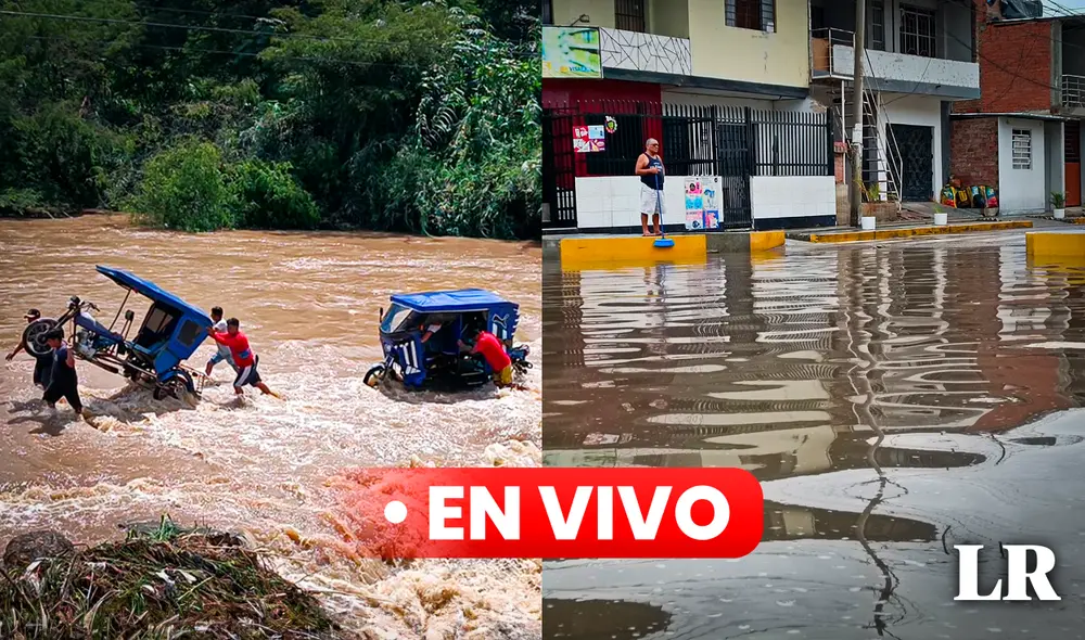 Intensas lluvias se registran en diferentes ciudades de todo el país. Foto: composición LR/Gerson Cardoso