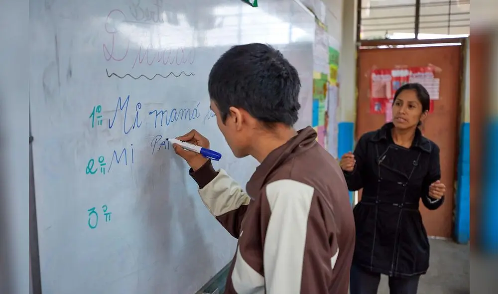 Escolares de zonas rurales tienen menores avances, según medición del Minedu. Fuente: difusión
