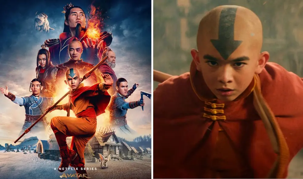 'Avatar: la leyenda de Aang' se estrena el 22 de febrero por Netflix. Foto: composición LR / captura de YouTube