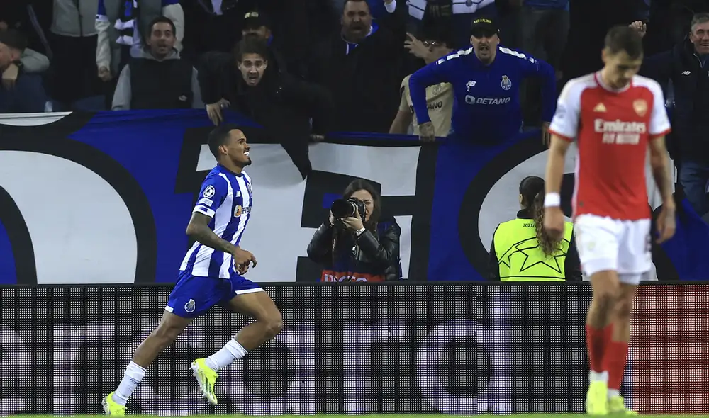 FC Porto buscará dar el golpe en el Emirates Stadium de Londres. Foto: AFP