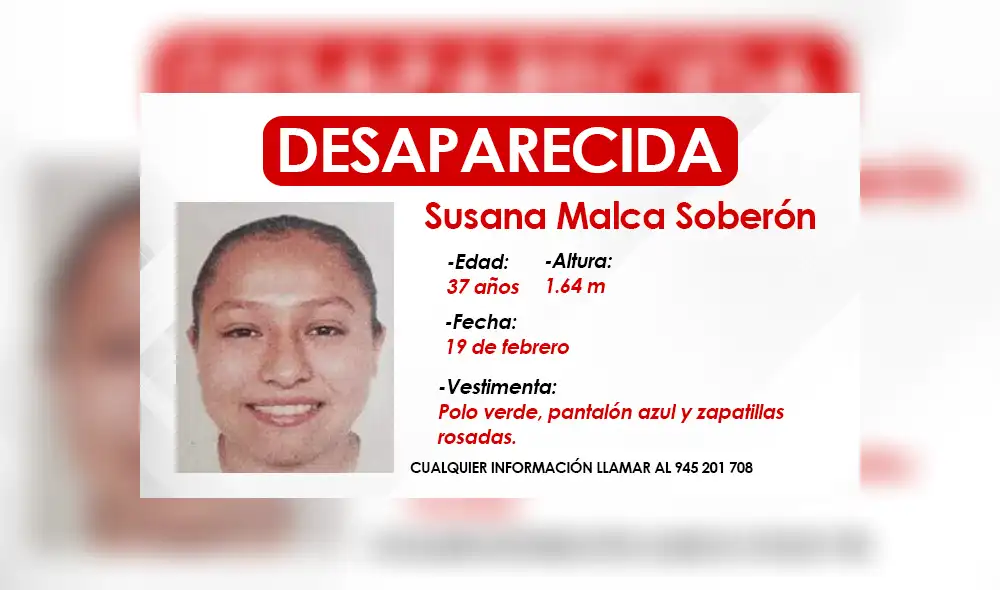 Familiares están en busca de Susana Malca y recorren los distritos de Lima Este. Foto: composición de Jazmín Ceras/La República Familiares están en busca de Susana Malca y recorren los distritos de Lima Este. Foto: composición de Jazmín Ceras/La República