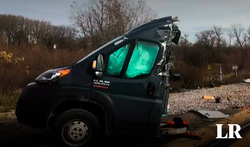 El conductor presentó algunas heridas, pero ninguna de gravedad. Foto: captura de TMZ El conductor presentó algunas heridas, pero ninguna de gravedad. Foto: captura de TMZ