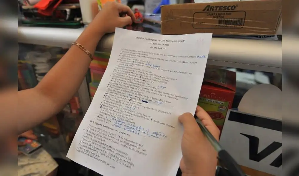 Campaña escolar. El sector tienda por departamento alcanza el 65% de las solicitudes de nuevos colaboradores, seguido por Supermercados, con 35%. Foto: Javier Quispe/La República