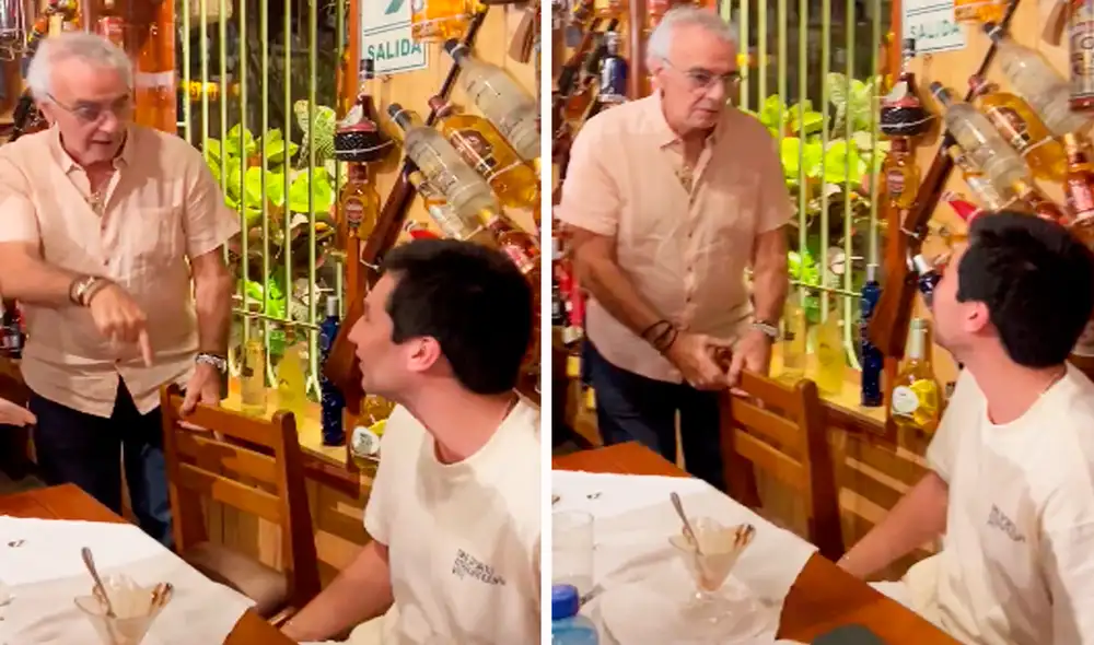 Las imágenes generaron los aplausos de miles de usuarios en redes sociales por la gran sorpresa que se llevó el hincha de Universitario. Foto: composición LR/Twitter/@renato21_02 Las imágenes generaron los aplausos de miles de usuarios en redes sociales por la gran sorpresa que se llevó el hincha de Universitario. Foto: composición LR/Twitter/@renato21_02