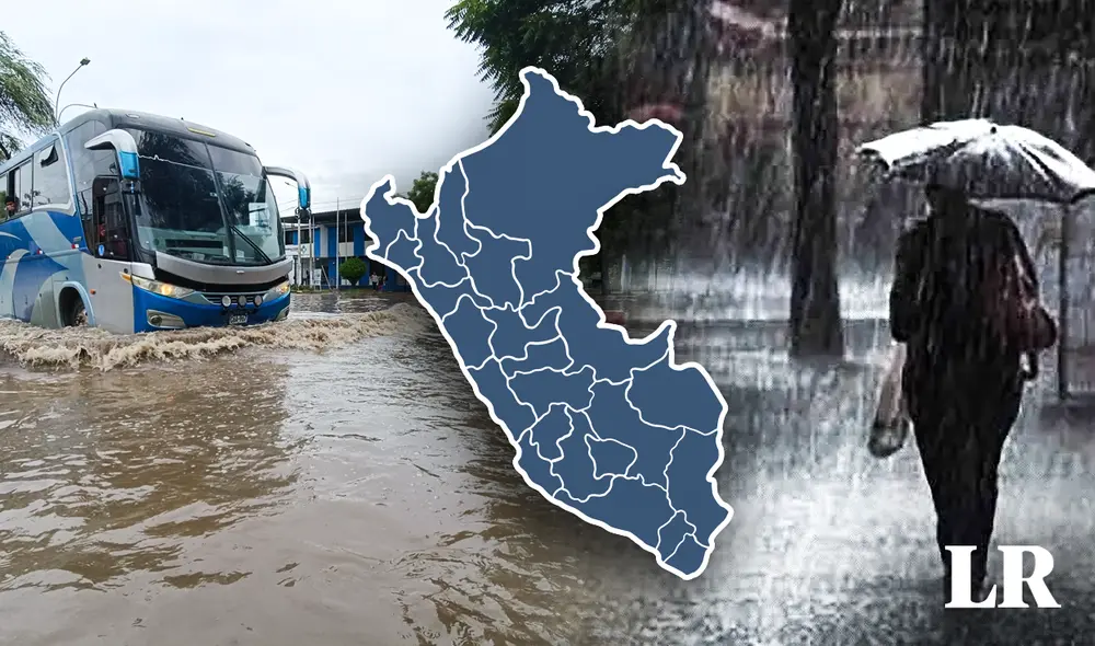 Estas precipitaciones estarán acompañadas de descargas eléctricas y ráfagas de viento. Foto: composición LR/Fabrizio Oviedo