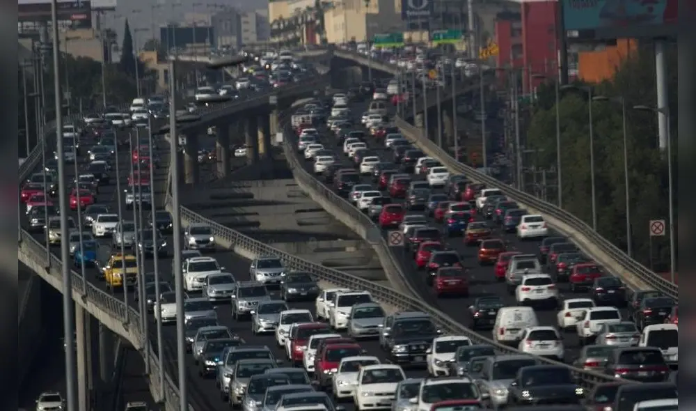 Ciudad de México es una de las ciudades con mayor tráfico en el mundo. Foto: Milenio