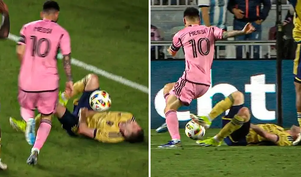 Lionel Messi no tardó en volverse viral en las redes sociales por su peculiar jugada. Foto: captura/Apple TV