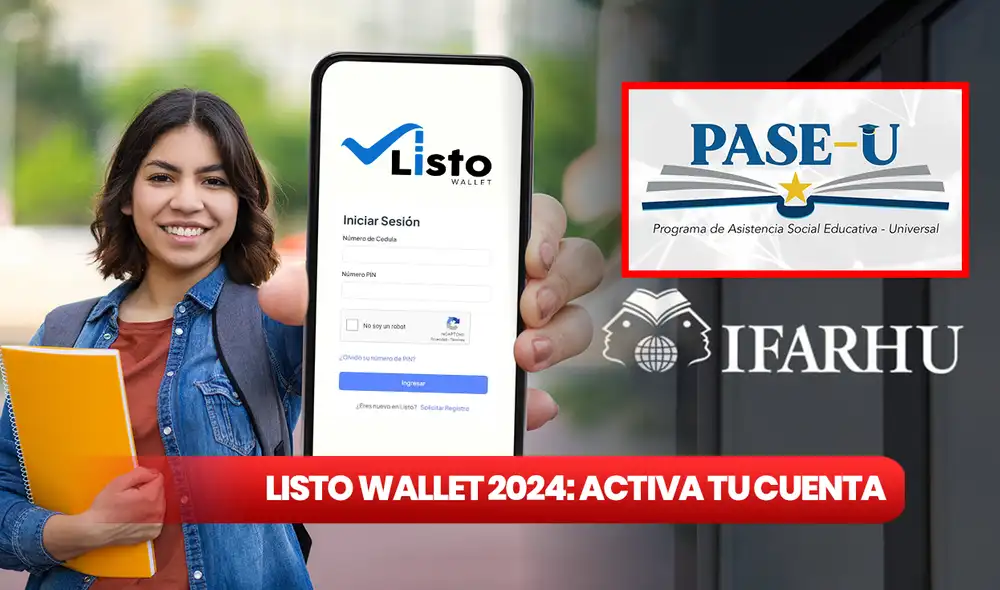 Beneficiarios de la beca PASE-U, brindada por Ifarhu, deberán activar la geolocalización del dispositivo al momento de ingresar a Listo Wallet para acceder a sus fondos. Foto: composición LR/Ifarhu/ListoWallet/Shutterstock