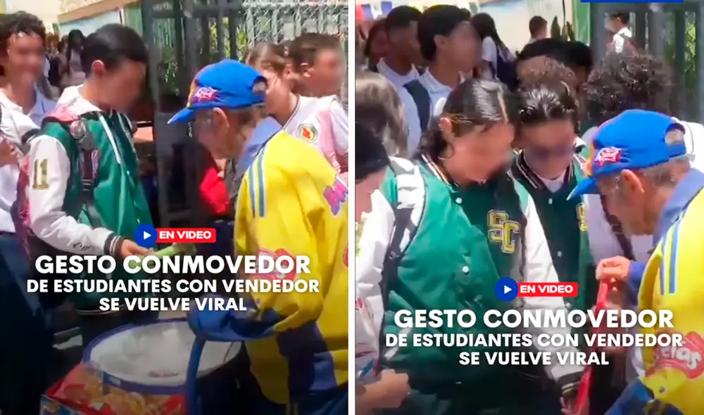 Usuarios en redes sociales no tardaron en aplaudir el gran gesto de los adolescentes. Foto: composición LR/@larazon.co/TikTok Usuarios en redes sociales no tardaron en aplaudir el gran gesto de los adolescentes. Foto: composición LR/@larazon.co/TikTok