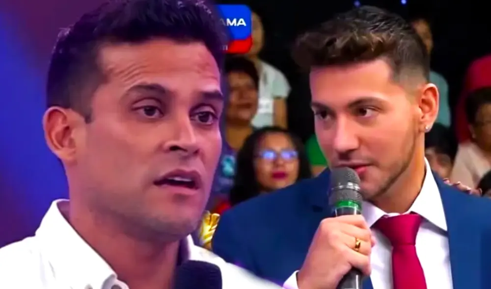 Jean Paul Santa María agradeció a Christian Domínguez por la oportunidad de estar en su agrupación. Foto: composición LR/América TV/Panamericana TV - Video: América TV