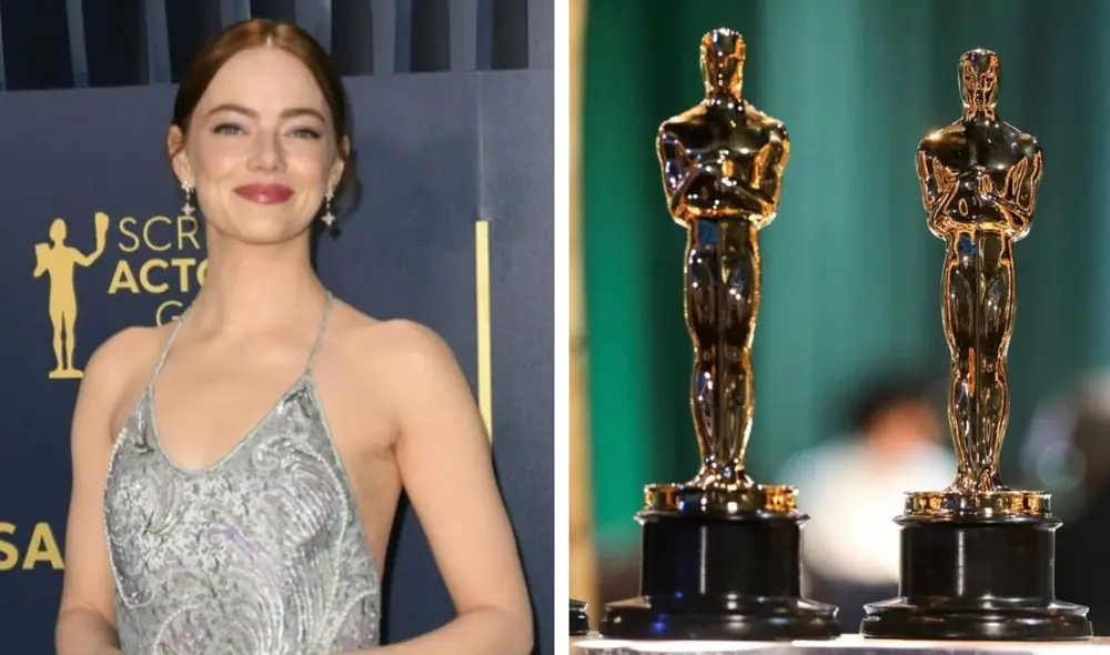 Emma Stone pierde en los SAG Awards 2024, el premio de mejor actriz. Foto: composición LR / Instagram / SAG Awards / The Academy