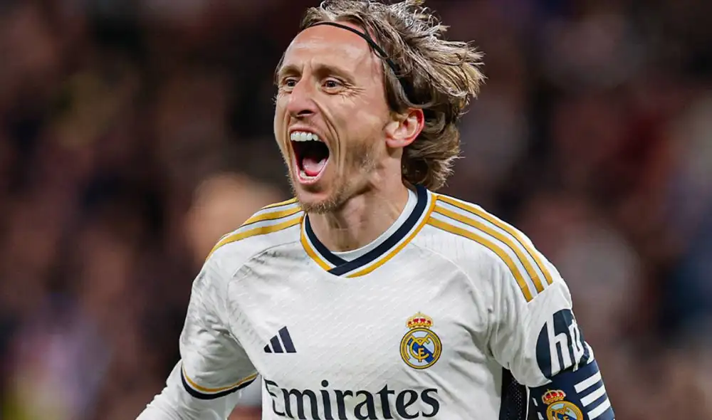 Luka Modric ingresó en el segundo tiempo en el Real Madrid. Foto: Real Madrid. Luka Modric ingresó en el segundo tiempo en el Real Madrid. Foto: Real Madrid.