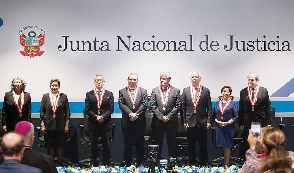 Informe final irá al Pleno, donde de ser aprobado se concretaría la destitución de toda la Junta Nacional de Justicia. Foto: JNJ