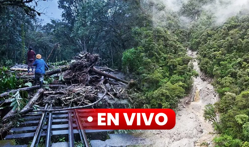También se reportan daños en la vía férrea entre la Hidroeléctrica y Machupicchu Pueblo. Foto: composición LR/Jazmin Ceras