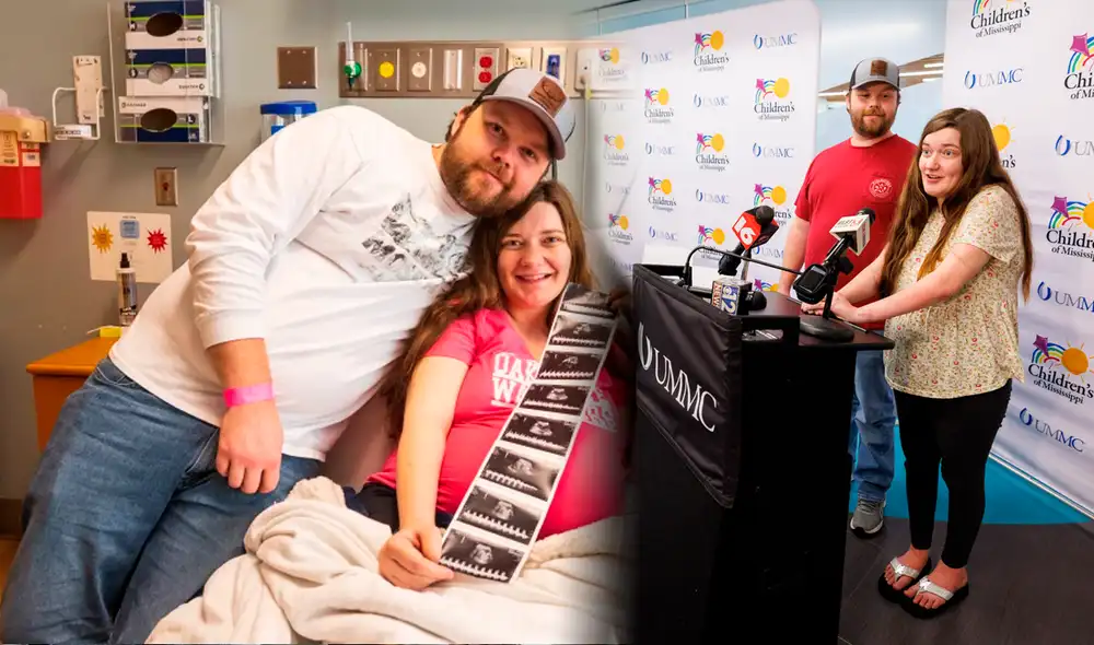 Haylee Ladner dijo que comparte su historia para animar a parejas que luchan contra la infertilidad. Foto: composición LR/GMA/UMMCnews