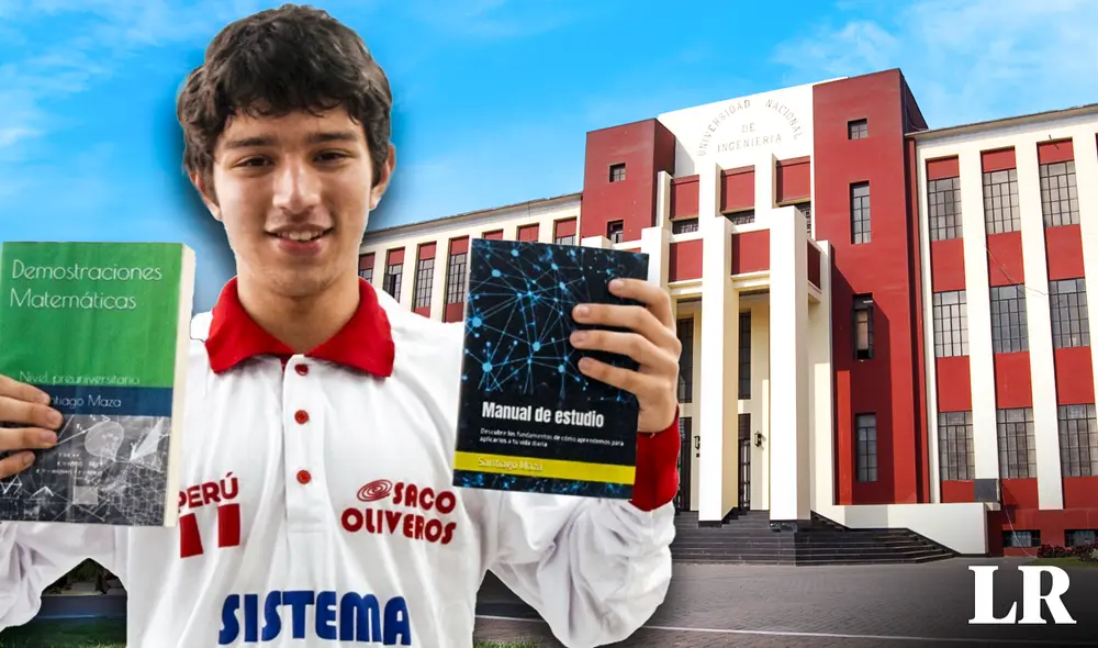 Santiago, actualmente, se encuentra en la última etapa de obtener la Beca Cometa, esencial para poder estudiar Ingeniería Aeroespacial en el MIT. Foto: Composición LR/ Andina/ UNI.