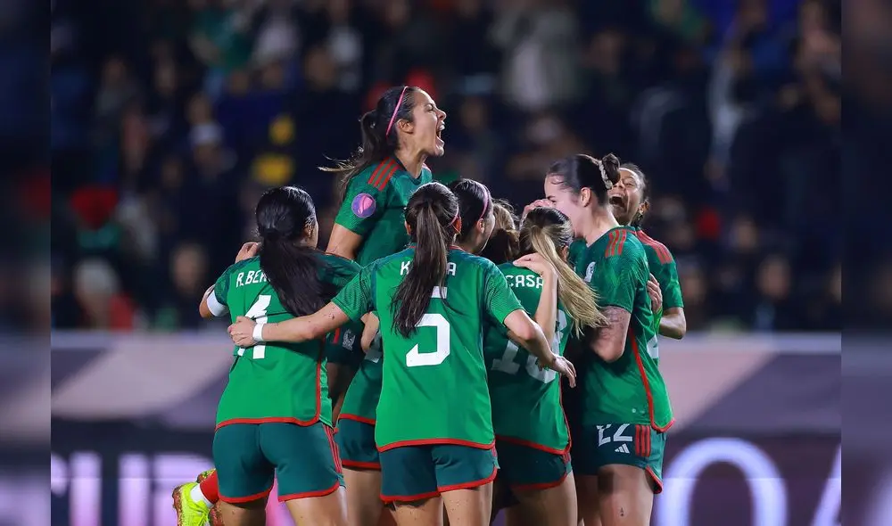 México anotó el segundo gol sobre los descuentos del compromiso. Foto: X/México México anotó el segundo gol sobre los descuentos del compromiso. Foto: X/México