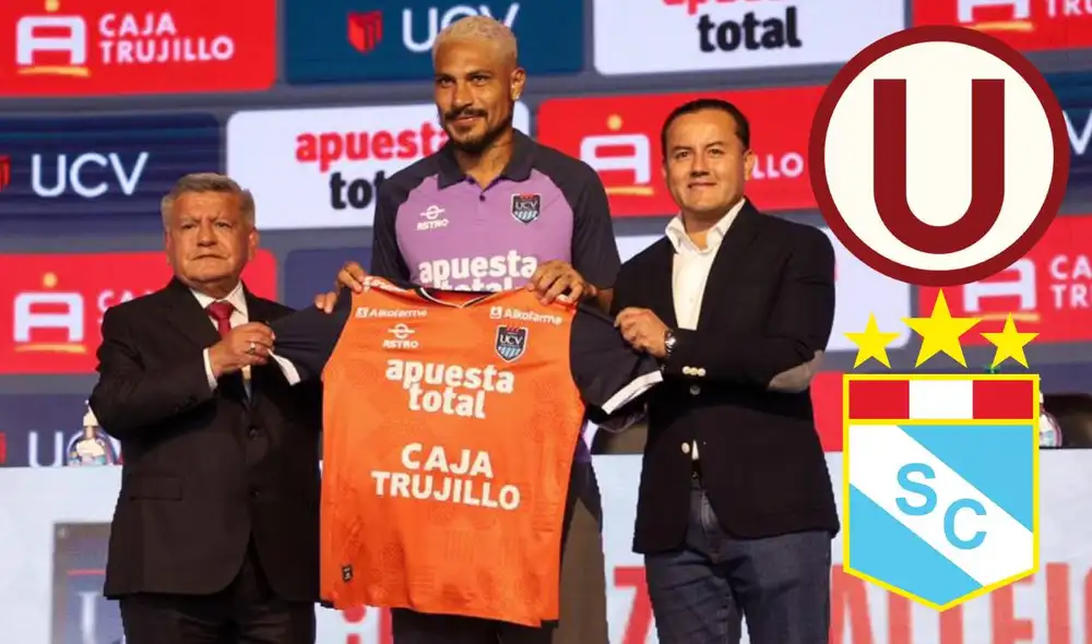 Paolo Guerrero debutará en el fútbol peruano con Vallejo. Foto: composición LR/UCV