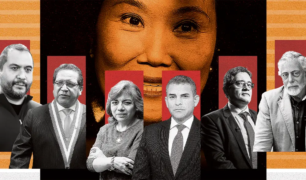 Investigación. El partido político de Keiko Fujimori quiere tener como investigados a Pablo Sánchez, Zoraida Ávalos, Rafael Vela, José Domingo Pérez, Gustavo Gorriti y Jaime Villanueva. Foto: ilustración de Ricardo Cervera / La República