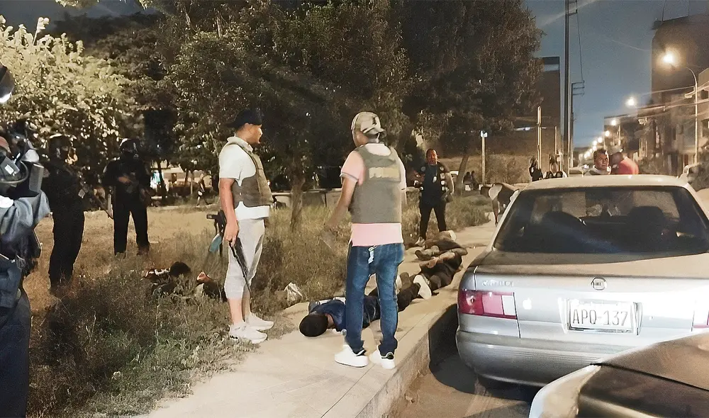 Cayeron. Acción policial se realizó en SMP. Entre los detenidos figura Franshesco Mogollón. Foto: difusión